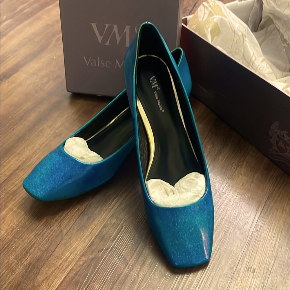 Blue Women's Cinderella Dancing Shoes